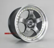 【員林小茵輪胎】類WORK S1 海拉風 新款大內凹鋁圈樣式 18吋 5孔 全車系適用 8.5J / 9.5J 鈦銀車邊
