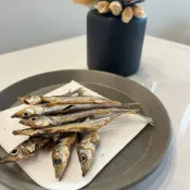 紅毛港海鮮市集-爆蛋柳葉魚乾/低鹽低脂魚/毛孩訓練零食/貓零食/狗零食