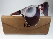 【信義計劃眼鏡】ND DESIGN 偏光 太陽眼鏡 復古眉框 圓框 金屬鼻樑 鉚釘 超越 RB Moscot REIZ