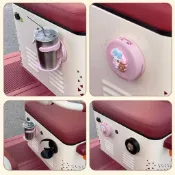【穩固不撒】電動三輪車水杯架適用雅迪愛瑪臺鈴電瓶車杯架大口徑放置架小配飾 機車杯架 電動車杯架 嬰兒車杯架 自行車/摩托