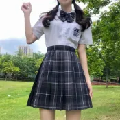 學生JK制服 水手服 煙灰浩海 高校服學生服國小國中制服 蝴蝶結 學院風套裝 百褶裙 班服 角色扮演 演出服上班族