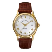 REVUE THOMMEN 梭曼錶 華爾街系列 自動機械腕錶 銀面x皮帶/37mm  (20002.2512)
