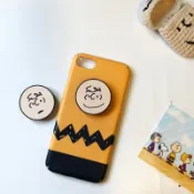 自製の查理布朗衣服 手機殼/支架 Samsung.oppo.iphone訂製手機殼