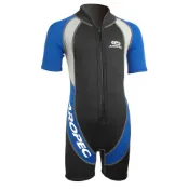 【【蘋果戶外】】AROPEC DS-3A20-1C-2mm-BU 2mm Neoprene 兒童短袖短褲防寒衣