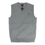 美國百分百【全新真品】Ralph Lauren 背心 RL polo 小馬 毛衣 線衫 針織 灰色 XS S號 A110