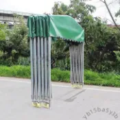 高檔雨棚戶外推拉移動停車棚車棚家用遮陽折疊汽車庫蓬子伸縮帳篷（不含運）