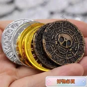 🔥臺灣出貨🔥 加勒比海盜金幣玩具阿茲特剋金幣模型遊戲籌碼金幣複古海盜幣玩具