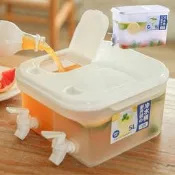 【哆啦A夢的百寶屋】掀蓋式帶龍頭冷水壺 多規格 耐熱100°C 龍頭飲料罐 冷水罐 冰箱冷飲壺 涼水壺 冰水壺