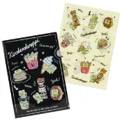 大賀屋 大眼蛙 A4 文件夾 2款 資料夾 檔案夾 收納夾 學生 文具 食物 日貨 正版授權 L00010407
