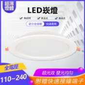 20W 超薄 金屬殼8吋LED崁燈 開孔20公分 射燈 筒燈 投射燈 嵌入燈 全電壓 無頻閃 無藍光