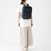 超讚👍韓版休閒方形中學生書包雙肩包女書包男日韓情侶背包輕便可手拎斜跨後背包