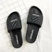 (店+)【Superdry】極度乾燥 男拖鞋 刺繡logo 泳池拖鞋 Superdry 男款 拖鞋 #9246