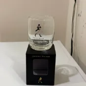 【全新】約翰走路Johnnie Walker 威士忌玻璃杯 經典紳士Logo 厚底威杯 品酒杯 送禮收藏必備