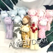 現貨+預購～ANGEL DEAR 正版 寶寶的第一條安撫巾 可愛動物 多款選擇 附盒 彌月禮盒 安撫娃娃