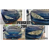 小傑車燈精品-全新 PEUGEOT 寶獅 206 晶鑽 原廠型 副廠 大燈 頭燈 一顆2000
