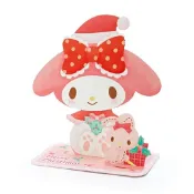 震撼日式精品百貨 【震撼精品百貨】My Melody_美樂蒂~日本SANRIO三麗鷗 美樂蒂可立式造型聖誕卡片-坐姿*10711