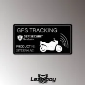GPS 防盜警示 追蹤器告示 機車防竊 車貼 防水貼紙 反光貼紙