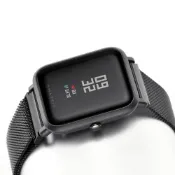 (店+)Lococo樂客客 Amazfit Bip 米動手錶青春版米蘭金屬錶帶