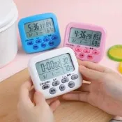 【哆啦A夢的百寶屋】多功能24小時計時器 2組正倒數設定 溫度溼度計時鐘鬧鐘 電子計時器 廚房定時 烘焙倒計時