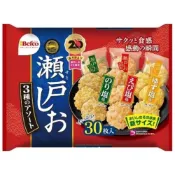 (店+)*貪吃熊* 日本 栗山製菓 瀨戶夕揚 3種綜合米果組合包 海苔鹽 柚子鹽 蝦子  三味米果 三味仙貝
