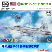 1/48 中華民國 第46假想敵中隊 F-5E(AFV Club AR48S01)