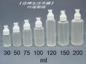 【佳樺生活本舖】MIT附蓋毛玻璃壓瓶(蓋無滾邊)精華液瓶化妝水瓶子瓶瓶罐罐瓶罐乳液瓶玻璃瓶分裝瓶團購批發