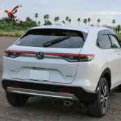 寓偉 適用于本田21-22款繽智改裝后車標亮條 HRV專用后尾箱電鍍裝飾條