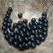 8mm 無孔 黑色 珠子 995顆 促銷