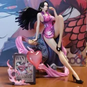 臺灣出貨 海賊王 bt坐姿女帝七武海漢庫克 GK手辦動漫周邊潮玩擺件模型禮物