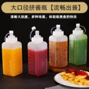 ✨桃園出貨✨食品級擠醬瓶顆粒果醬瓶大口徑擠壓瓶冰粉擺攤瓶醬料瓶奶茶店商用