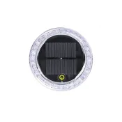 (店+)《磁吸圓形款》太陽能爆閃燈 太陽能LED燈(警示燈 附強力磁鐵 貨車警示燈 邊燈 後尾燈 側燈 A176)