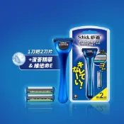 【Schick 舒適牌】捍將3刮鬍刀 (1刀把2刀片)