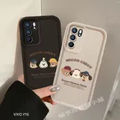 卡通狗狗防摔手機殼適用 VIVO Y16 Y17 Y15 Y12 Y19 Y20 Y50 Y21 Y52 Y72 Y76