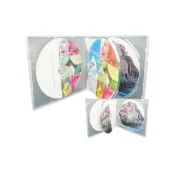【臺灣製造】四片裝10mm活頁式摔不破PP霧透CD盒/DVD盒/光碟盒/CD殼/有膜 - 12公分光碟片適用(30個)