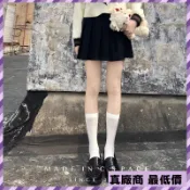 48出貨 2025 天鵝絨小腿襪女顯瘦腿襪jk襪子黑色日係中高長筒過膝襪筒襪