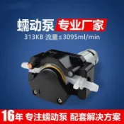 313KB軟管蠕動泵大流量可樂機糖漿泵奶茶機飲料液體泵工業灌裝機
