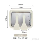 【臺灣出貨】304炒酸奶機家用小型兒童迷你自制免插電冰淇淋機冰盤綿綿炒冰機