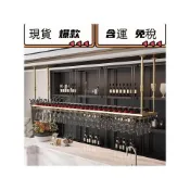 (店+)酒吧檯酒杯架懸掛倒掛紅酒杯架子歐式高檔吊架掛杯架酒架擺件家用工業風實木吊架置物架吧檯酒吧廚房懸掛酒架
