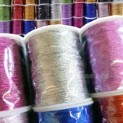 西西手工藝材料 23978高級金蔥線(約2800cm) 神明服裝 無彈性 縫紉刺繡 裝飾車縫 金銀線 書卡吊繩 滿額免運
