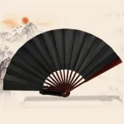 【素雅夏日】古風摺扇絹布扇子空白竹扇中國風書法扇雙面綾絹白色摺扇舞蹈扇子折疊扇 紀念品 禮物 扇子 竹扇 古典舞扇 舞蹈
