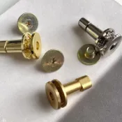 【精選】適用於小香包包配件高檔小香包包五金鎖扣螺絲條包包配件DIY維修改裝包包五金配件銅質