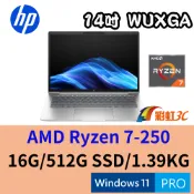 HP ProBook 4 G1a 14吋商用筆電 R7-250/16G/512GSSD/W11P/D6RA4PC