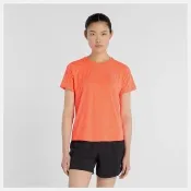 【NEW BALANCE】NB 短袖上衣 女 運動 訓練 快乾 美規 橘 WT51224URR(S2272)