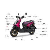 Bws'X原廠H殼yamaha