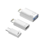 (店+)【ibits】MDD Type-C轉Lightning OTG轉接頭 蘋果領夾麥充電二合一轉換器 適用iPhone15