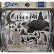 日本正版全新現貨)奇潭 NTC圖鑑 南極大陸生命紀行特別篇 A皇帝企鵝(親子) 轉蛋 扭蛋 擺飾 送禮