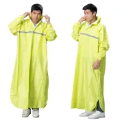 (店+)東伸 DongShen 2-1 風采型 尼龍太空雨衣 螢光黃 半開式雨衣 一件式雨衣 頭套式 輕量 連身雨衣 套頭式雨衣