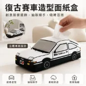 台灣發貨 AE86紙巾盒 頭文字D汽車造型面紙盒 汽車造成抽紙盒 布藝抽紙套 車用家用抽紙盒 動漫周邊 車迷收藏 裝飾