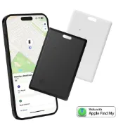台灣出貨適用於 iOS 的卡包追蹤器、錢包追蹤器與智慧標籤,適用於錢包、護照夾、鑰匙、行李與摩托車等貴重物品追蹤