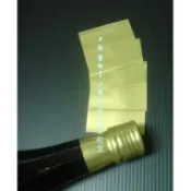 【天愛包裝屋】// 100個 // 金色酒瓶蓋口收縮膜 / 熱縮膜 / 塑膠膜 → 家用吹風機就可使用